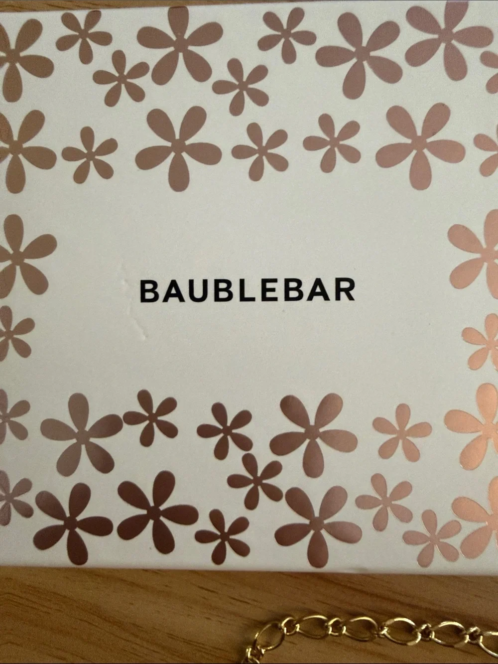 BaubleBar Gold Link Chain Bracelet